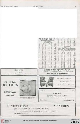 Nr. 15/16 (26. April), S. 5: Preisberichte