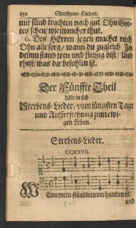 Sterbens-Lieder.