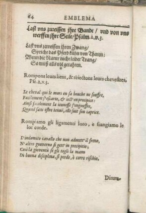 [XVII. Redit frenis natura remotis.]