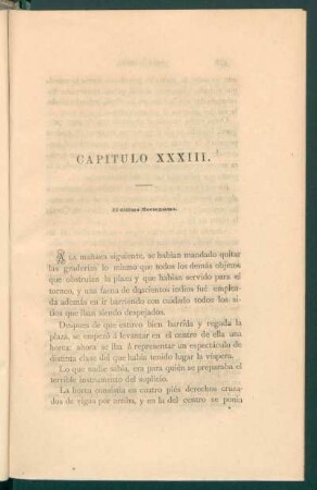 Capítulo XXXIII. - El último Moctezuma.