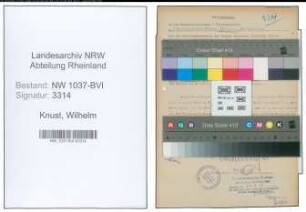 Entnazifizierung Wilhelm Knust , geb. 11.03.1891 (Amtsgehilfe)