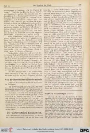Von der Darmstädter Künstlerkolonie