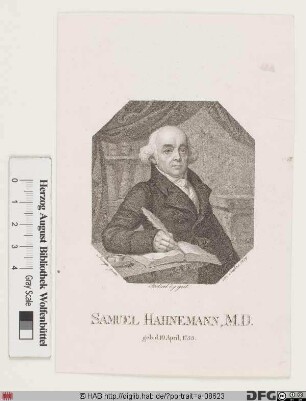 Bildnis Samuel (Christian Friedrich) Hahnemann