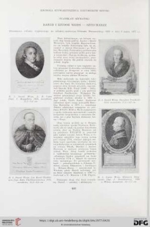 Dawid i Izydor Weiss - sztycharze