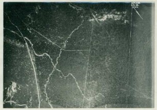 Foto des Geländes um den Laute Wald Ost mit der Batterie-Stellung 6 (Luftbild)