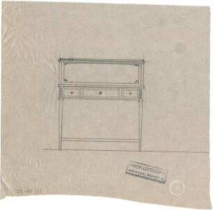 Littmann, Max; Bocksberg; Hofgut, Landhaus - Schrank (Ansicht)