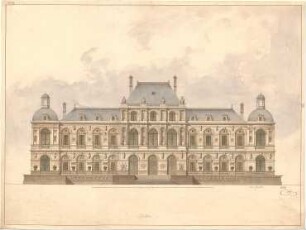 Métivier, Jean Baptiste; "Chateau" - Aufriss