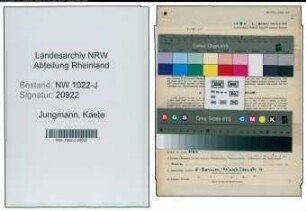 Entnazifizierung Kaete Jungmann , geb. 06.06.1901 (Koechin)