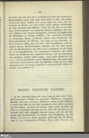 Mandeln, Walnüsse, Kastanien