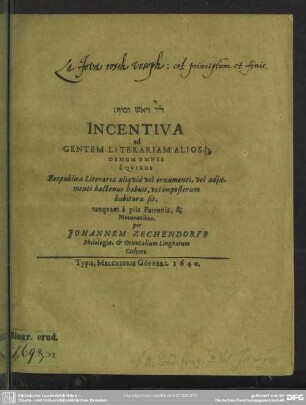 Incentiva ad gentem literariam