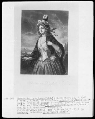 Bildnis Charlotte von Lengefeld