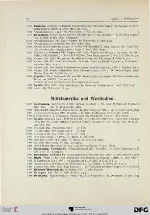 Mittelamerika und Westindien (Nr. 1389-1409)