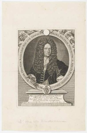 Bildnis des Georg Abraham Mercklinus