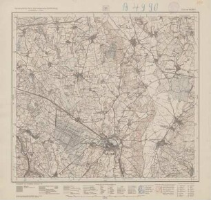 8024 (alte Nr.: 164) Waldsee, Topographische Karte des Königreichs Württemberg im Maßstab 1:25000
