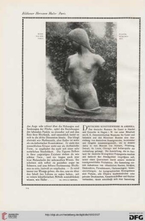 Deutsches Kunstewerbe in Amerika