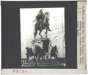 Berlin, Schlüter, Reiterstandbild des Großen Kurfürsten