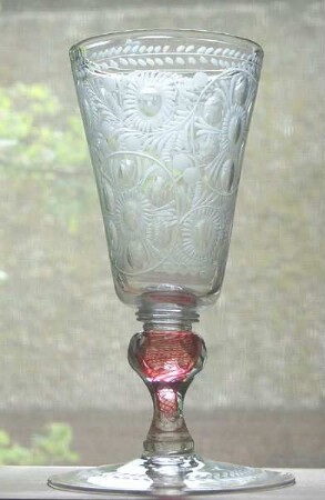 Glaspokal (Böhmischer Glaspokal der Gemeinde Koldenbüttel)