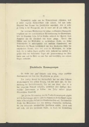 Praktische Konsequenzen