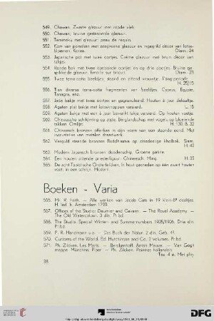 Boeken – Varia (Nr.566-579)