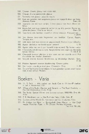 Boeken – Varia (Nr.566-579)