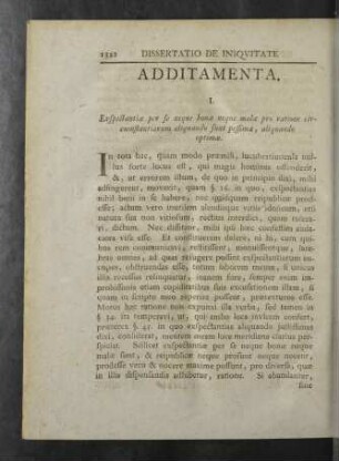 Additamenta.