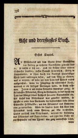 Acht und dreyßigstes Buch