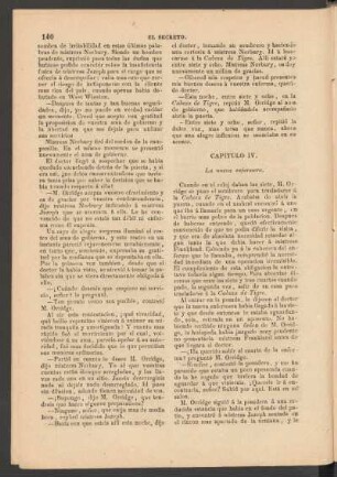 Capítulo IV. - La nueva enfermera.