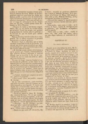 Capítulo IV. - La nueva enfermera.