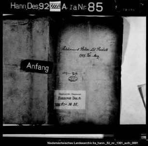 Relationen Franz Ludwig Wilhelm von Redens aus Rastatt Enthält: auch Druckschriften