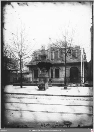 Hauptwache mit Hauptwachebrunnen von Westen