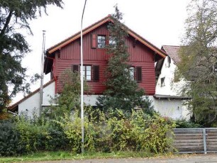 Jagdhaus mit Nebengebäude (Mischbau); Babenhausen, Seligenstädter Straße 26