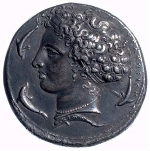 Münze, Dekadrachme, 5. - 3. Jahrhundert v. Chr.
