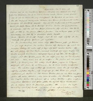 Brief an August von Kotzebue