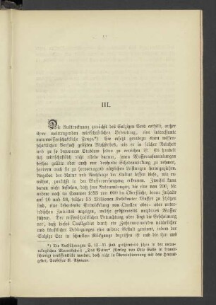 III. Schärfere Untersuchung als Grundlage zu Gegenmaßregeln