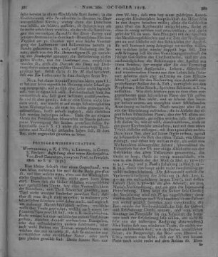 Clausnitzer, E.: Aufstellung eines neuen geschichtlichen Kirchenjahres. Wittenberg: Selbstverl.; Leipzig: Reclam 1816