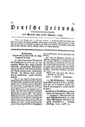 Fortsetzung des im vorigen Stück S. 68 abgebrochenen Artikels