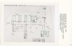 Bauzentrum Berlin (Diplomarbeit bei Willy Kreuer): Grundriss Erdgeschoss 1:200