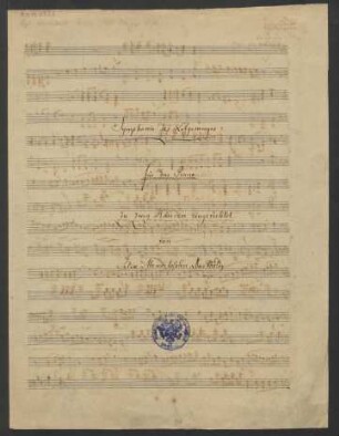 Lobgesang. Auszüge. Arr; pf; B-Dur; MWV A 18; op. 52