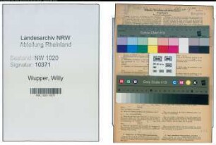 Entnazifizierung Willy Wupper , geb. 25.02.1900 (Lehrer)