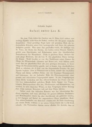 Siebentes Kapitel. Rafael unter Leo X.