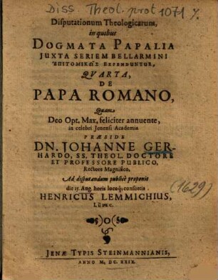 De Papa Romano