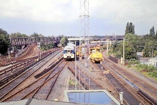 Hamburg: Bahnhof Barmbek: Gleisumbau