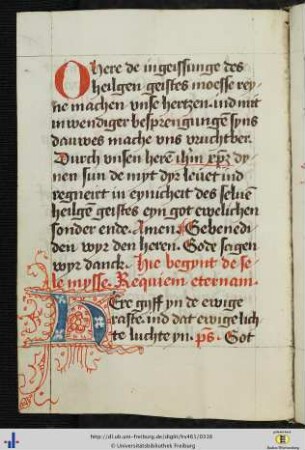 [157v - 161v] Totenmesse.