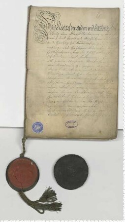 Ambts- und Gilde-Brief des Barbierer-Amtes zu Lüneburg.