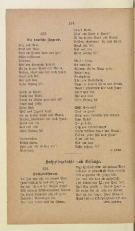 Hochzeitsgedichte und Gesänge