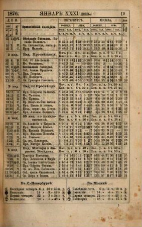 Russkij kalendar' : na ... g.. 5. 1876