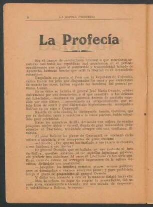 La profecía