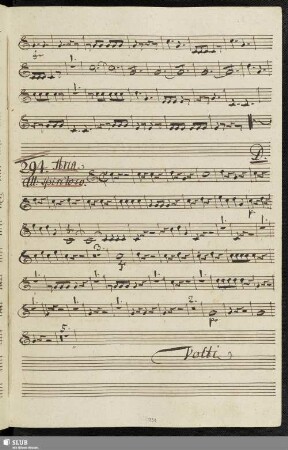 294. Aria: Il contadino geloso / Naumann, J. G.