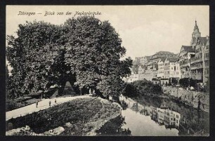 24, Tübingen - Blick von der Neckarbrücke.