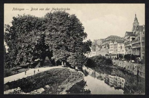 24, Tübingen - Blick von der Neckarbrücke.